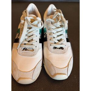 Gola Classic Eclipse Mode Women’s White Sneaker with Teal, and Beige size 8